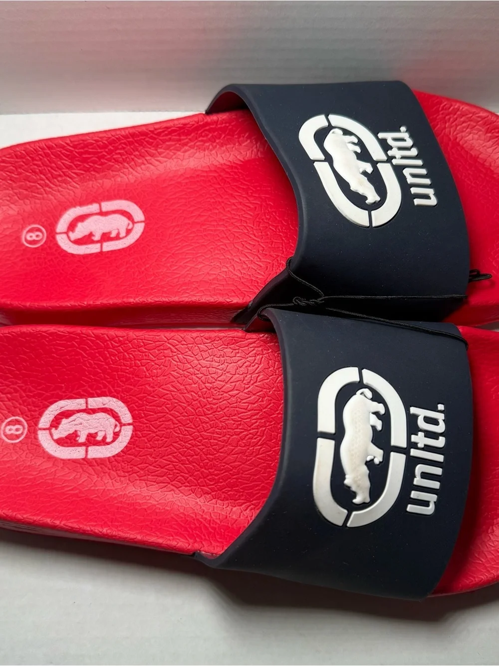 Y2K 2000s NEW Ecko Unltd Slide Sandals Size Men’s 8